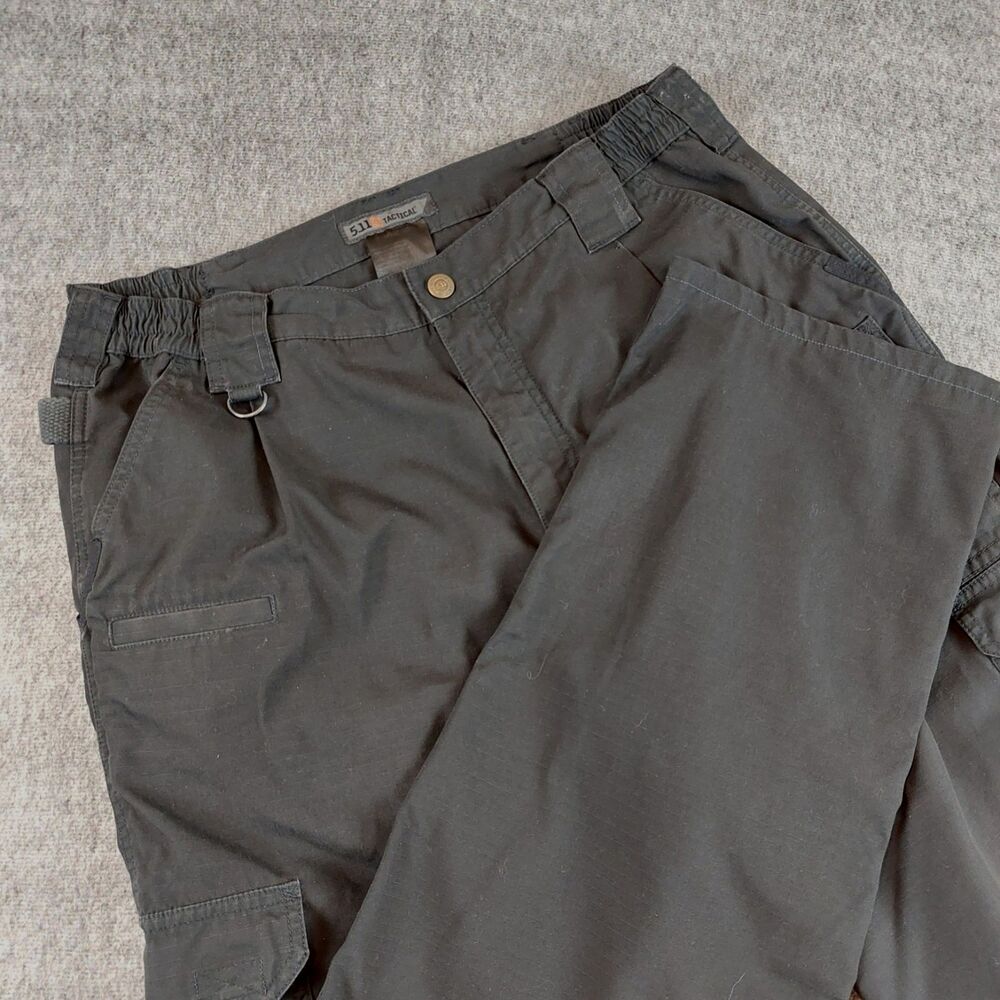 5.11 Tactical Taclite Pro Ripstop Cargo Pants Mens 36x36 (Fits 33x32.5) Black